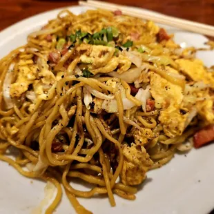 @Big City Diner; 5/2/2024.Happy that we could eat here, before we were going 2watch A Movie.I ordered their *Fried Min*, I like their Noods.