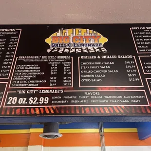 1 of 3 menu picture