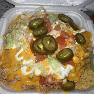 Nachos with Chicken