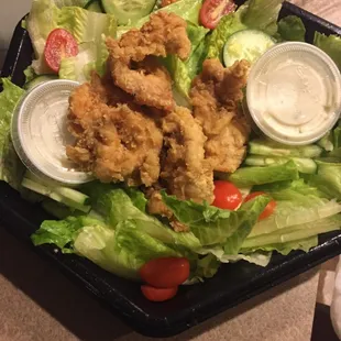 Crisp chicken salad
