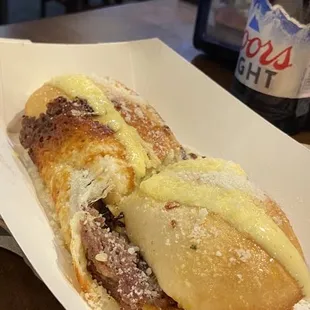 Cheesesteak sandwich