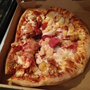 Dropped pizza!