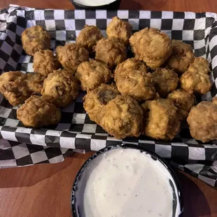 Fried mushrooms