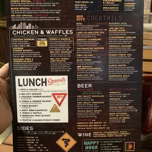 Sweet lunch menu deals!  I eat here every (two for) Tuesday.
