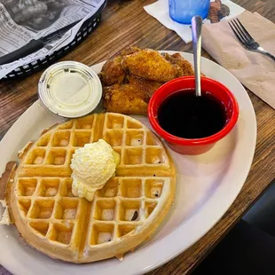 Chicken &amp; Wings &amp; Waffles