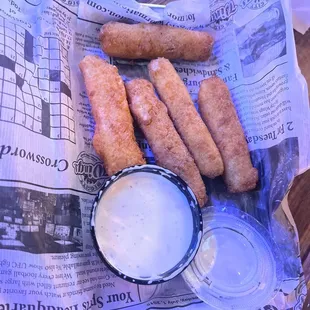 Cheese sticks $10