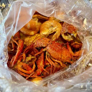 a bag of crabs
