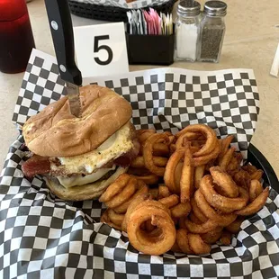 Jack Stack and curly fries.