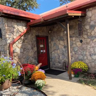 Exterior of the new gift shop on property