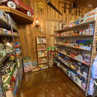 the inside of a store