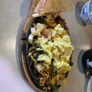 Big Cup Skillet with added jalapeños