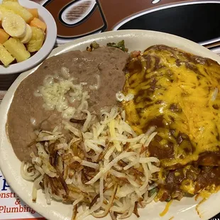 Breakfast enchiladas