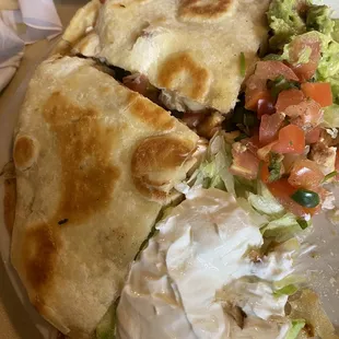 Fajita Quesadilla with chicken