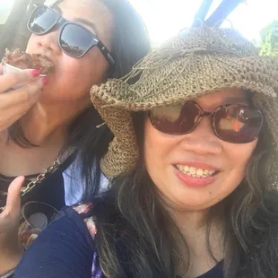 Me in my best behavior and my sister