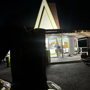 The front of the store