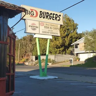 a sign for a restaurant