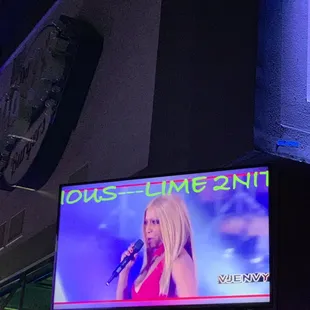 TVs Playing Vintage Videos @ Big D's in Pomona CA