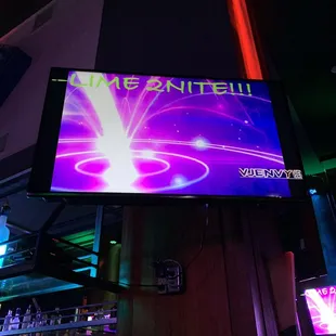 TVs Playing Videos @ Big D's in Pomona CA