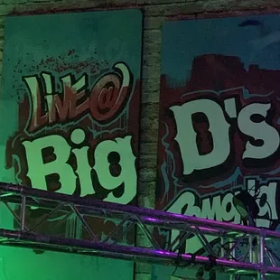 Interior Sign @ Big D's in Pomona CA