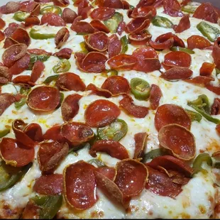 Pepperoni &amp; jalapenos