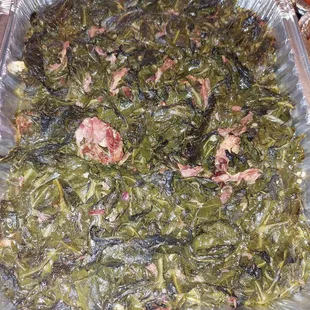 Collard Greens with neck bones