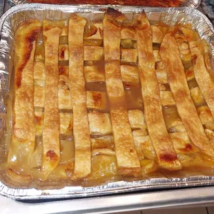 Peach cobbler