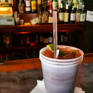 Big Daddy's bloody mary! Yum!