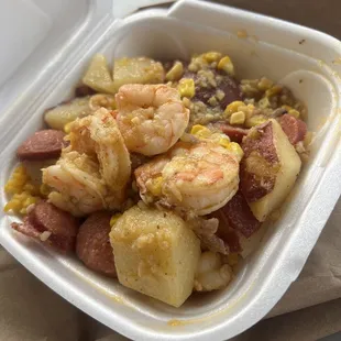 Seafood rice!