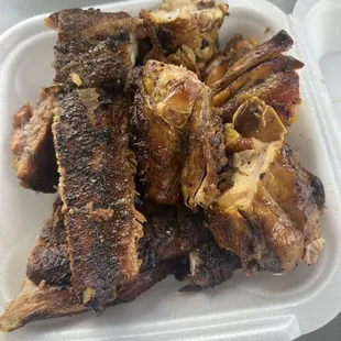Ribs and Chicken Plate