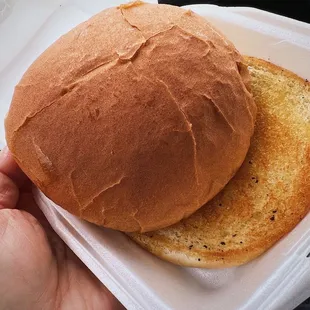 Toasted bun