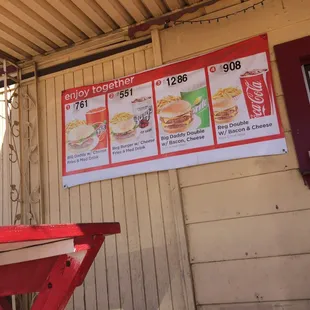 sushi and sashimi, outside