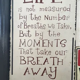 Such cute decorations on the wall.