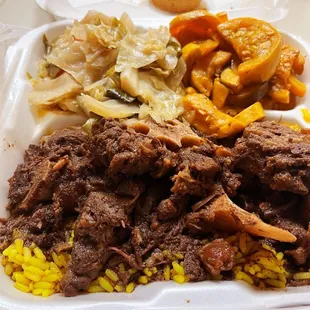 Tender Slow Cooked Oxtail w/Rice Dinner