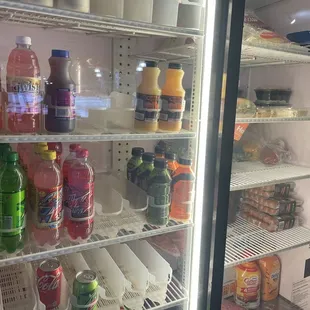 Cooler with some drink options