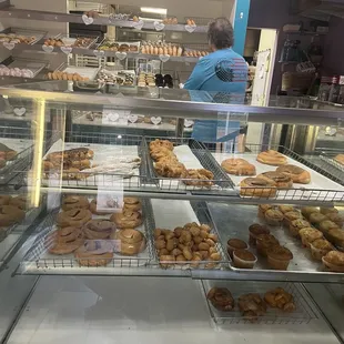 Fritters, cinnamon buns, donut holes, and muffins