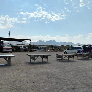 View of the Organ Mountains.