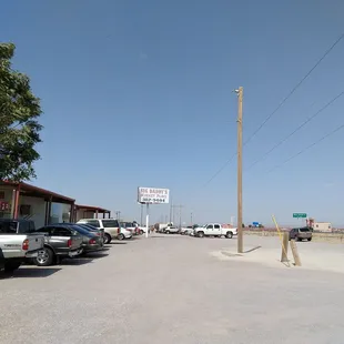 Parking area by HWY 70.