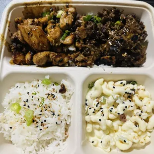 Bbq steak and chicken