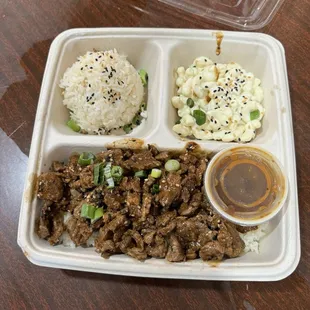Spicy BBQ Steak Plate