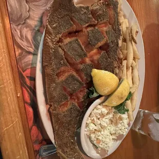 Whole flounder