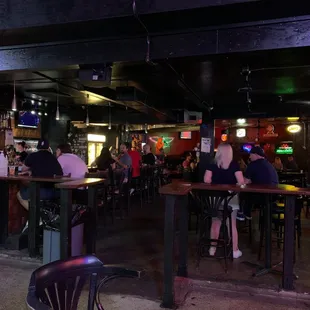 people sitting at the bar