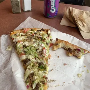 Less taco pizza than the first photo