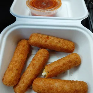 "Homemade" mozzarella sticks