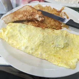 The veggies omelet