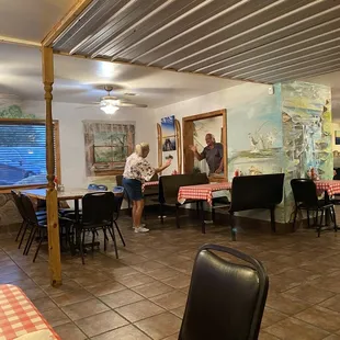 the dining room