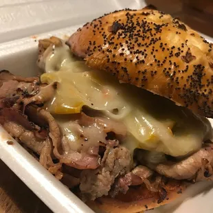 Pit beef sandwich (special)
