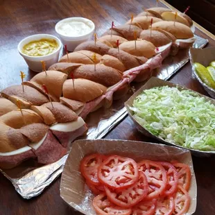 2 Footer Sandwiches available for Catering