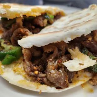 Lamb burger: Way better than xi'an famous foods, from the cumin lamb to the breading