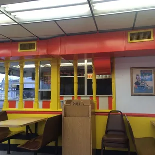 Seats 24 comfortably. The food is made to order.