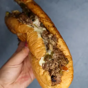 10&quot; Beef Cheesesteak @tiffhuangry